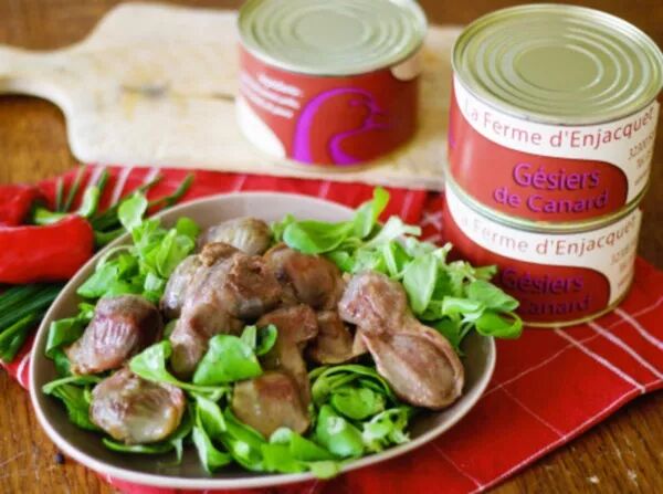Gésiers de canard confits 6 pièces